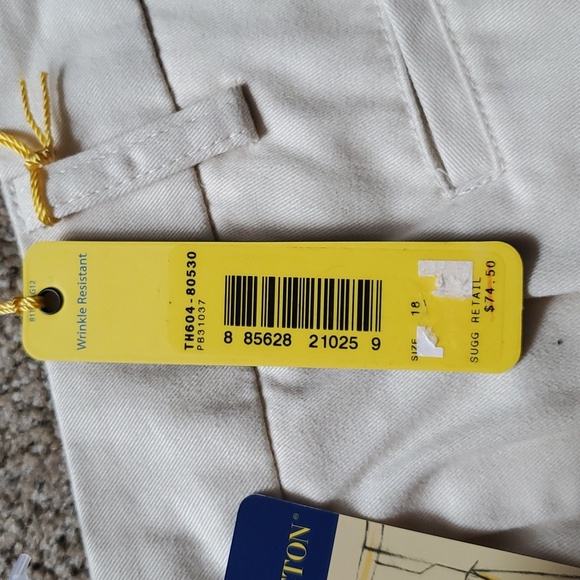 Pendleton Khaki Pants - NWT - Size 18 - Picture 3 of 8